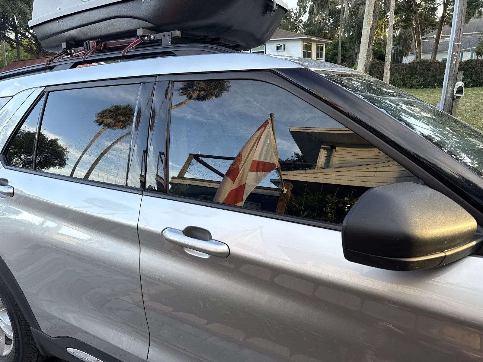 Fresh window tint install at Mas Speed Customs in Port Richey, FL